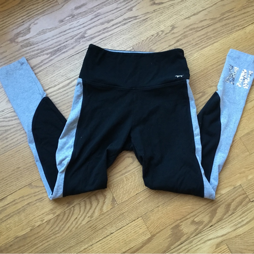VICTORIA SECRET PINK RHINESTONE LEGGINGS